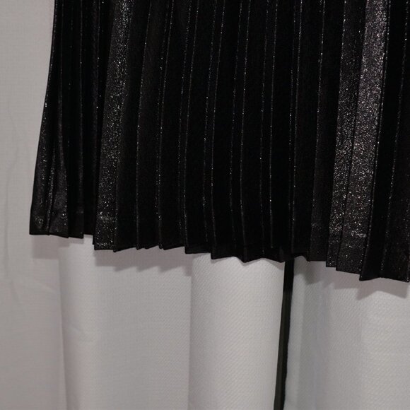Silvian Heach Metallic Pleated Skirt Sz S - Picture 7 of 11